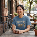 The Lead Out Cycling T-Shirt — Blue Jean lifestyle
