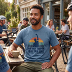 Tan Line Trophy Cycling T-Shirt — Blue Jean lifestyle