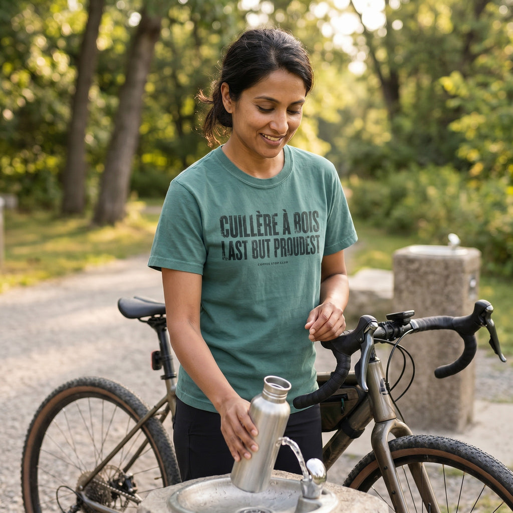 Cuillère a Bois Rub Tour T‑Shirt — Blue Spruce lifestyle