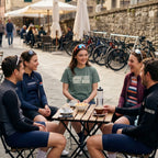 Brake Less Trust More T‑Shirt — Blue Spruce lifestyle