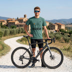 Cake Will Wait Cycling T-Shirt — Blue Spruce lifestyle