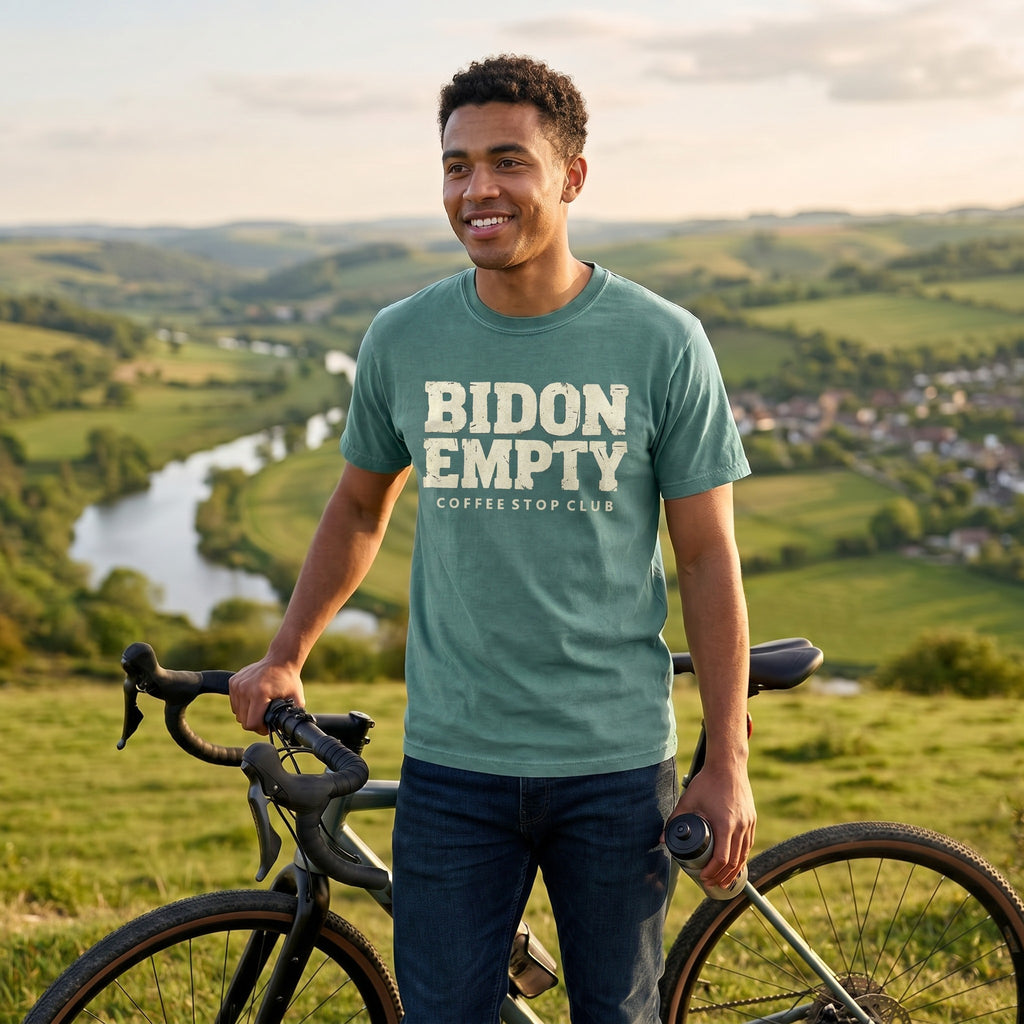 Bidon Empty Tour T‑Shirt — Blue Spruce lifestyle