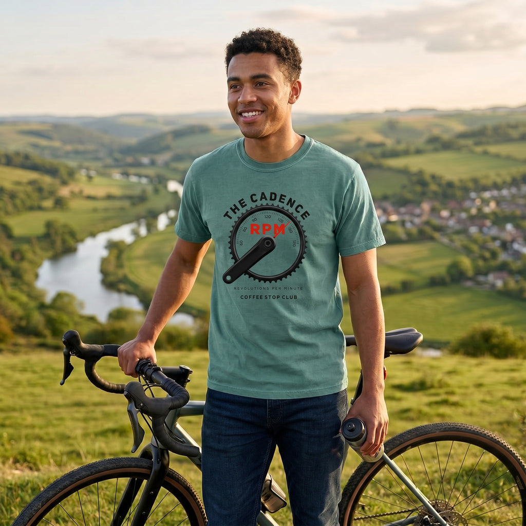 The Cadence Tour T-Shirt — Blue Spruce lifestyle