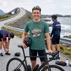 The Bonk Cyclist T-Shirt — Blue Spruce lifestyle