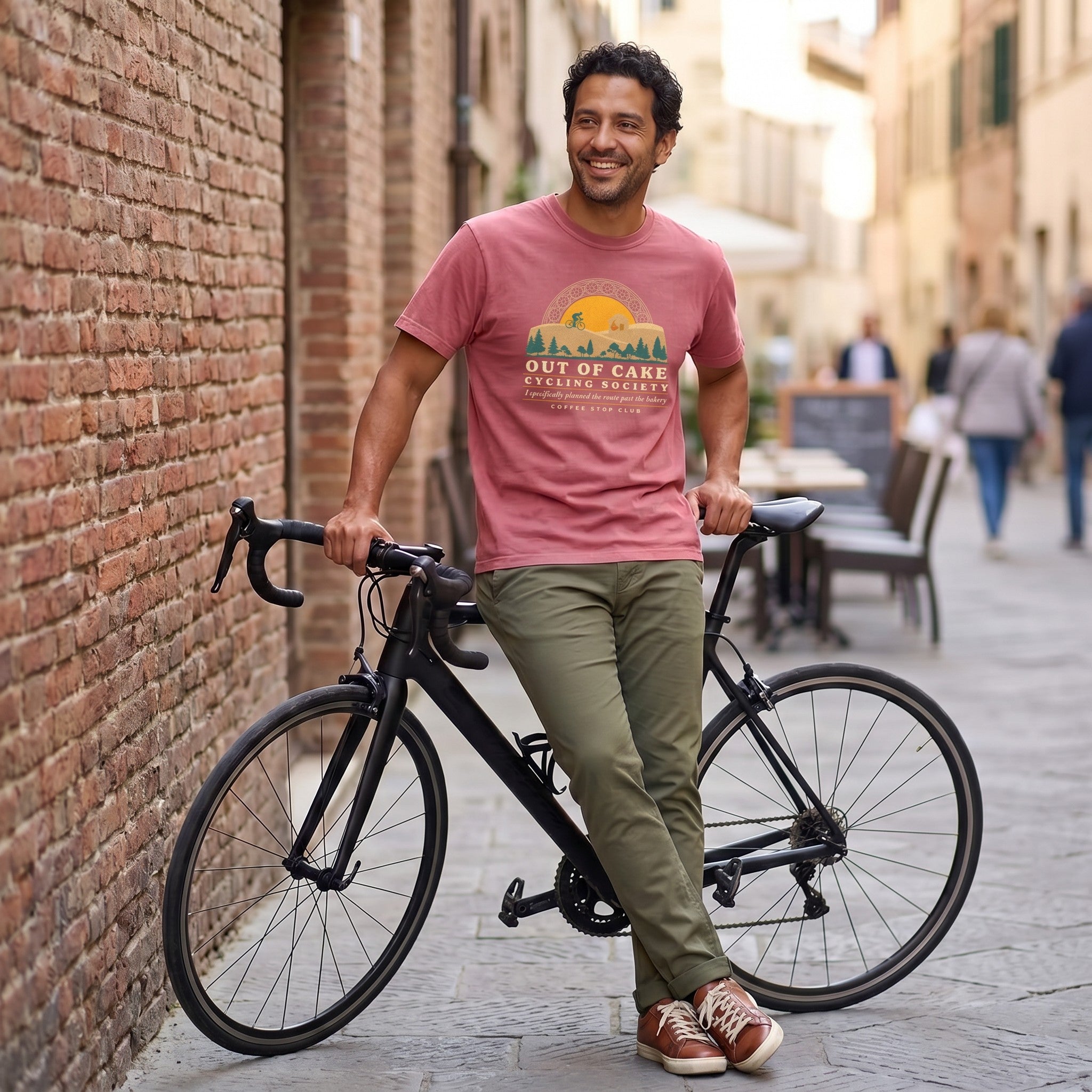 Out of Cake Cycling T-Shirt — Brick lifestyle