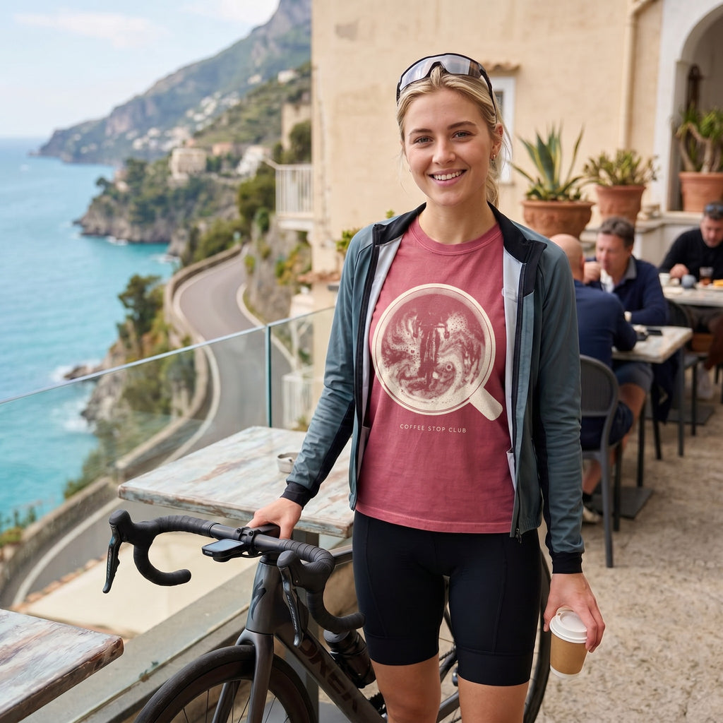 Crema de la Crema Cycling T-Shirt — Brick lifestyle