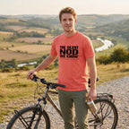 Silent Nod T‑Shirt — Bright Salmon lifestyle