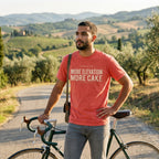 More Elevation More Cake T‑Shirt — Bright Salmon lifestyle