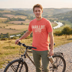 Maillot Tour T‑Shirt — Bright Salmon lifestyle