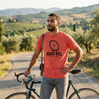 Road Kill T‑Shirt — Bright Salmon lifestyle