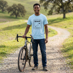 Recalculating For Coffee T-Shirt — Chambray lifestyle