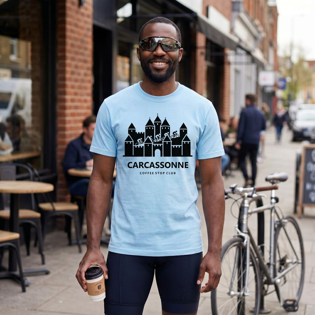 Carcassonne Tour T-Shirt — Chambray lifestyle