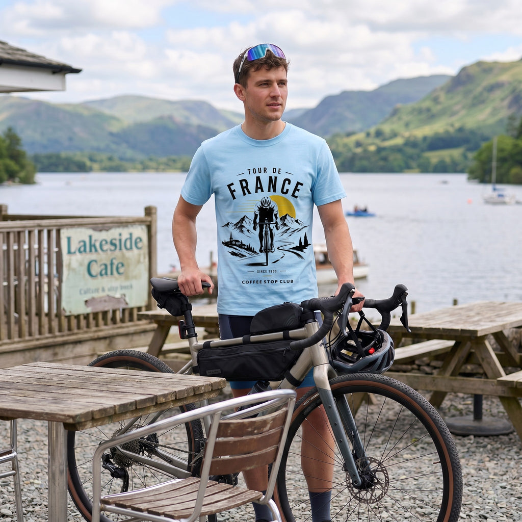 Tour de France CSC T-Shirt — Chambray lifestyle