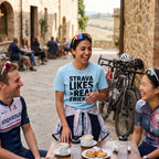 Strava Likes Friends T-Shirt — Chambray lifestyle