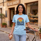 Melting Counts Cycling T-Shirt — Chambray lifestyle