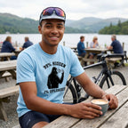 Sasquatch Hidden Cycling T-Shirt — Chambray lifestyle