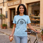 Perfect Rotation Cycling T-Shirt — Chambray lifestyle