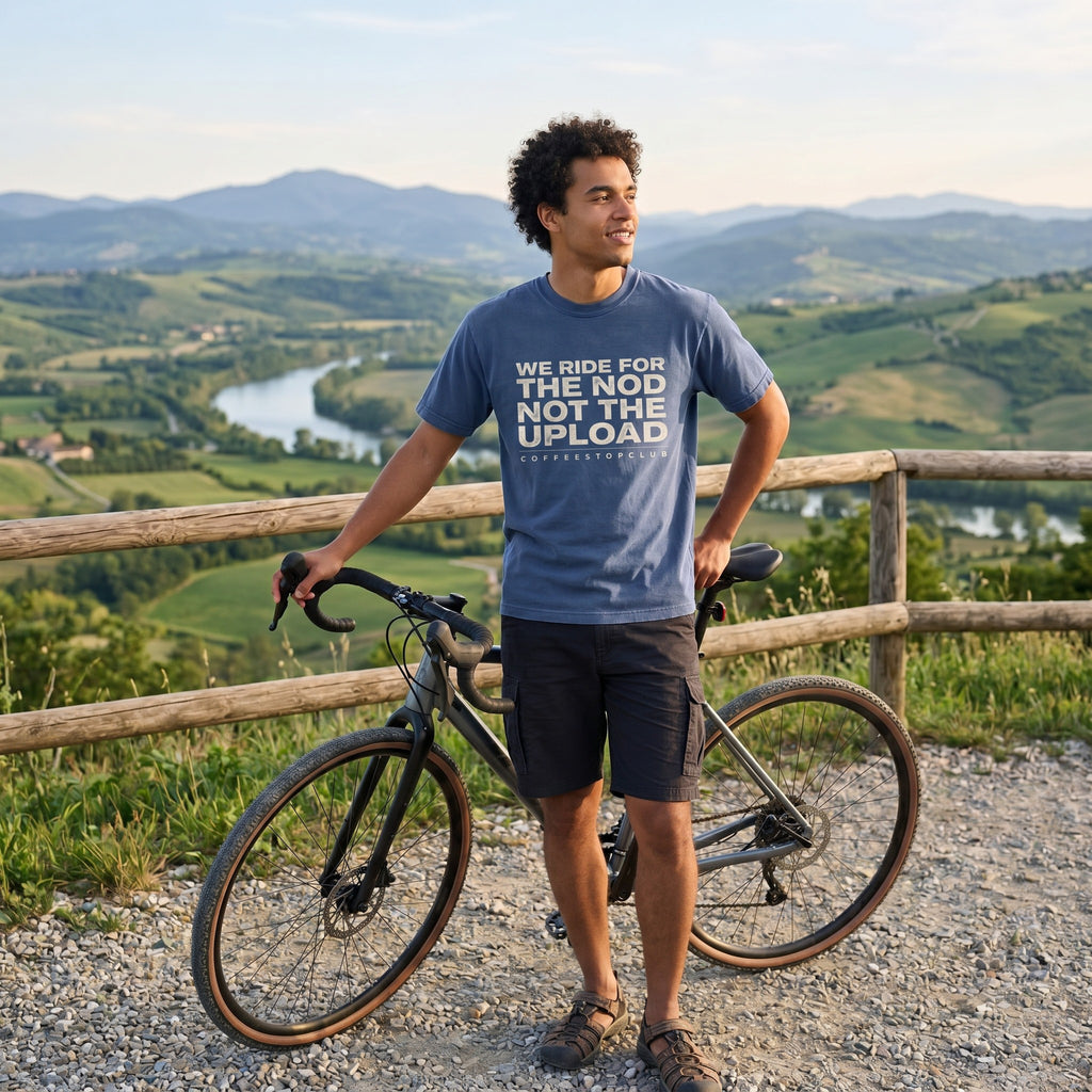 We Ride For The NOD T‑Shirt — China Blue lifestyle