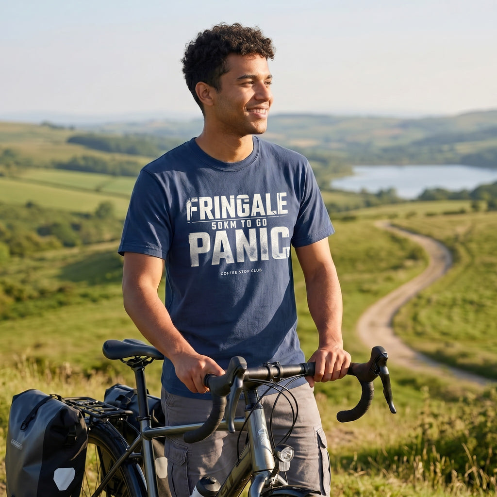 Fringale Bonk Tour T‑Shirt — China Blue lifestyle