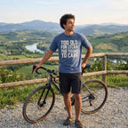 Too Old to Care T‑Shirt — China Blue lifestyle