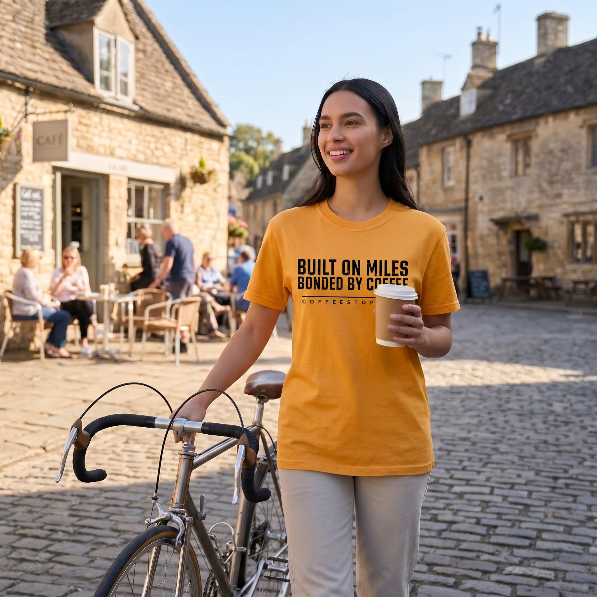 Bonded by Coffee T‑Shirt — Citrus lifestyle
