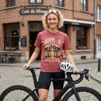 Gruppetto TdF Cycling T-Shirt — Crimson lifestyle