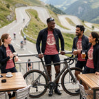 Crema de la Crema Cycling T-Shirt — Crimson lifestyle