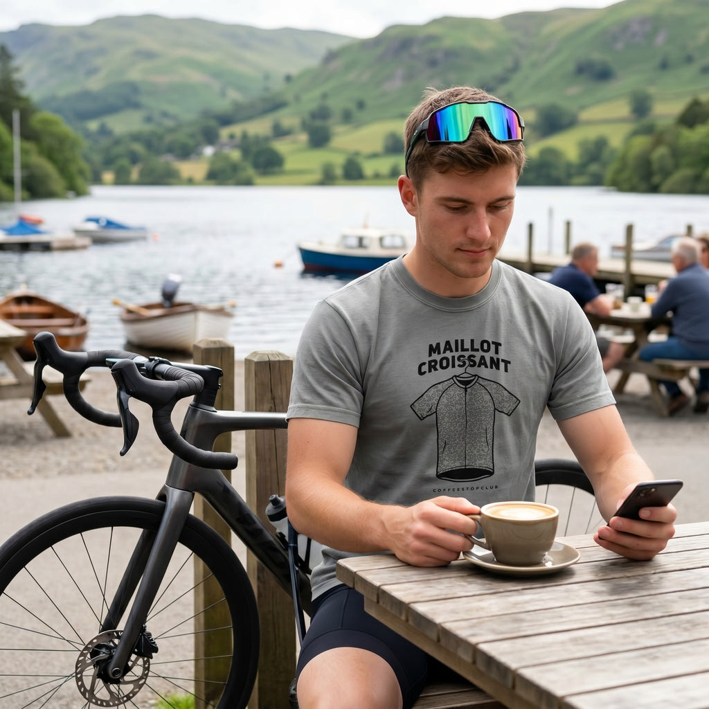 Maillot Croissant Cyclist T-Shirt — Crunchberry lifestyle