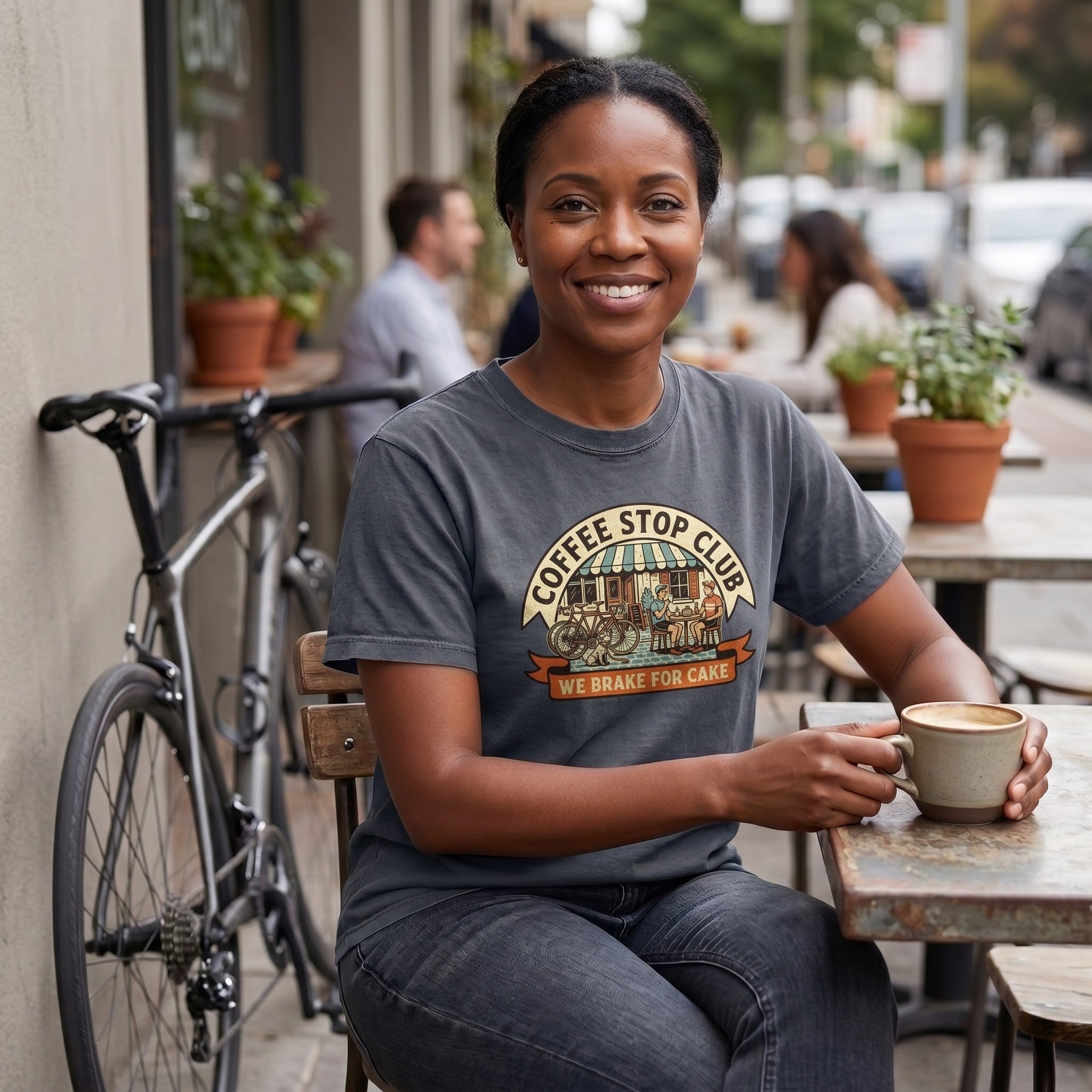 We Brake For Cake T-Shirt — Denim lifestyle