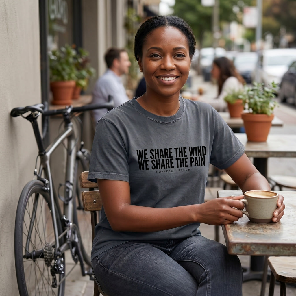 We Share the Wind T‑Shirt — Denim lifestyle