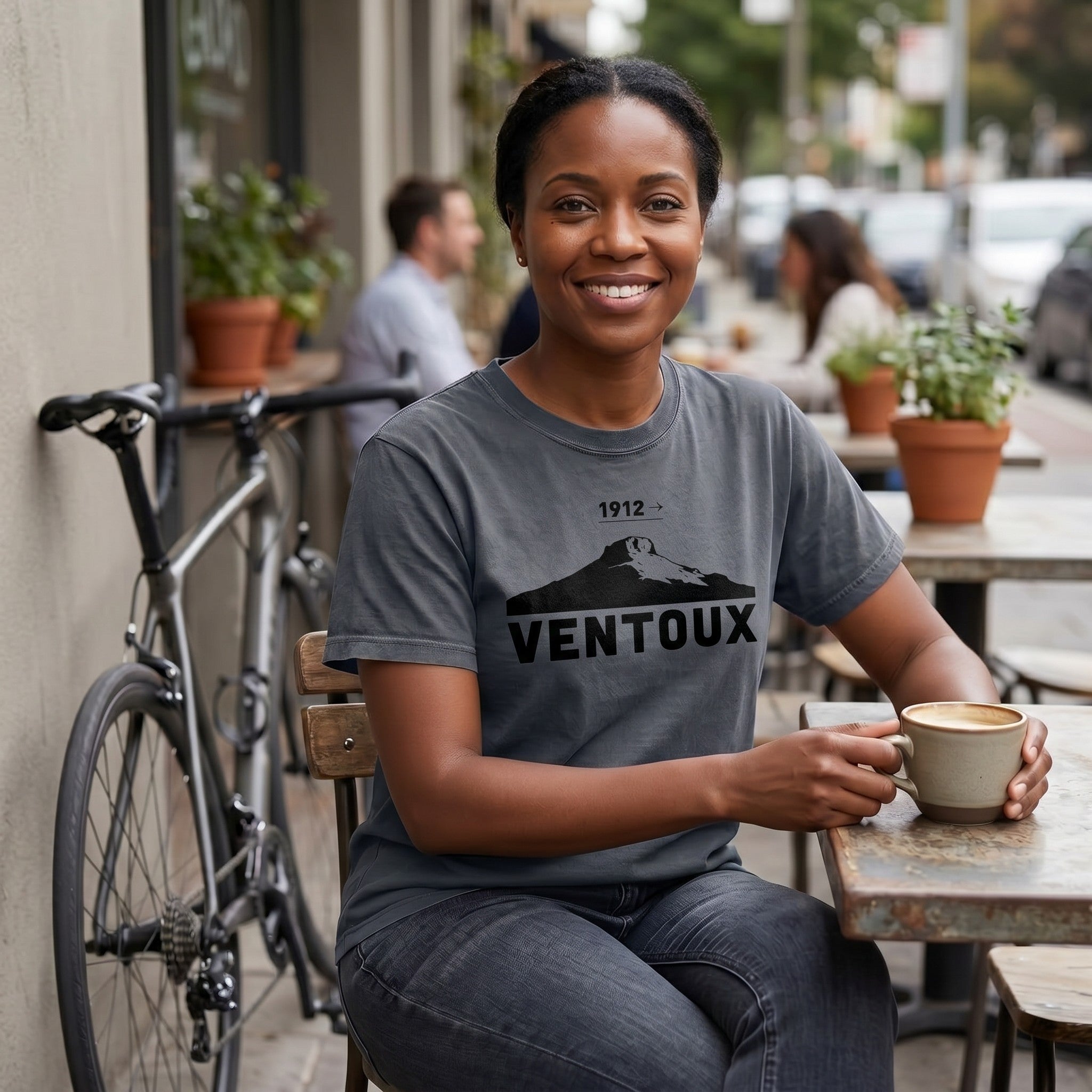 Ventoux 1912 Tour T‑Shirt — Denim lifestyle