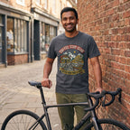 Never Pass a Café T‑Shirt — Denim lifestyle