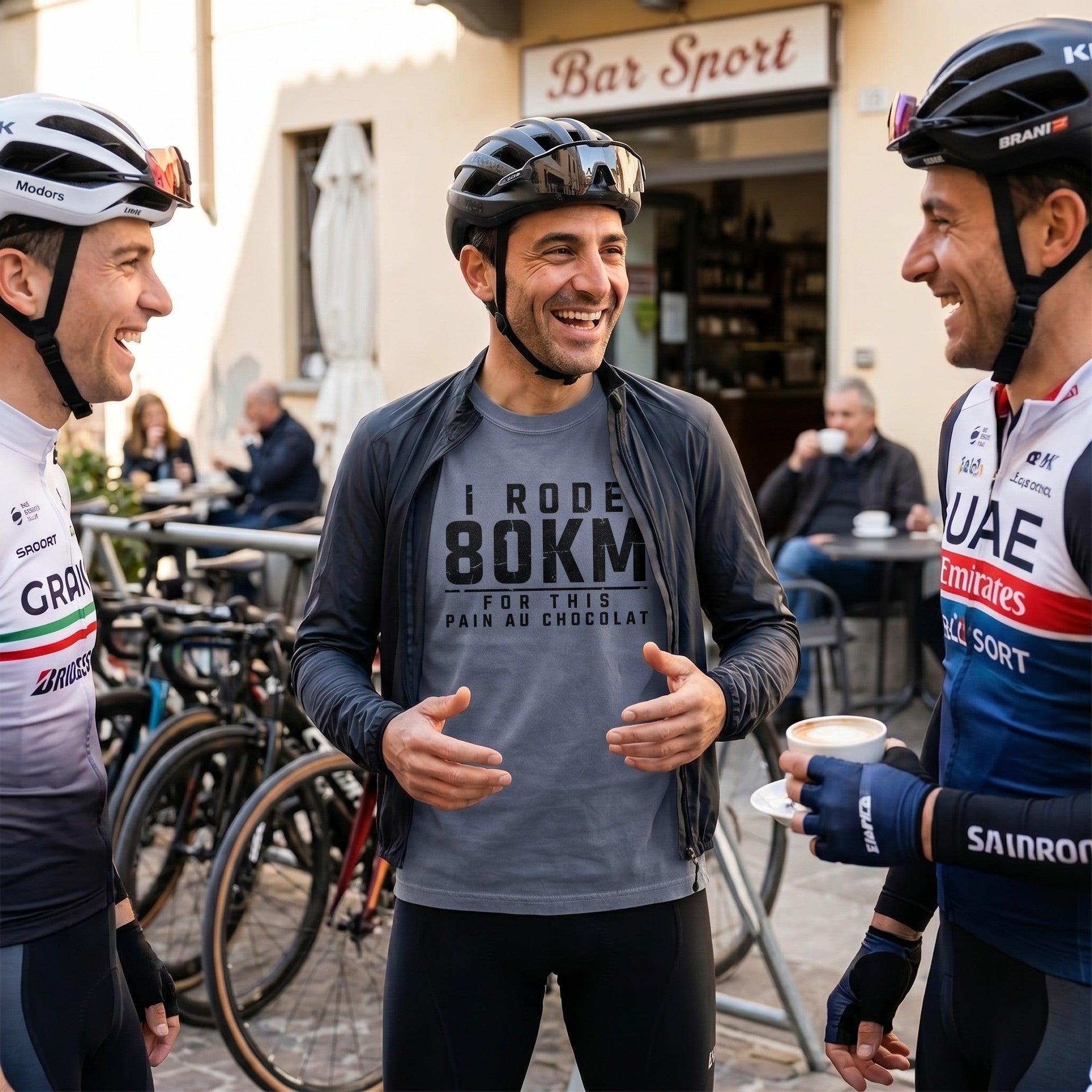 I Rode 800km For a Pain au Chocolat T‑Shirt — Denim lifestyle