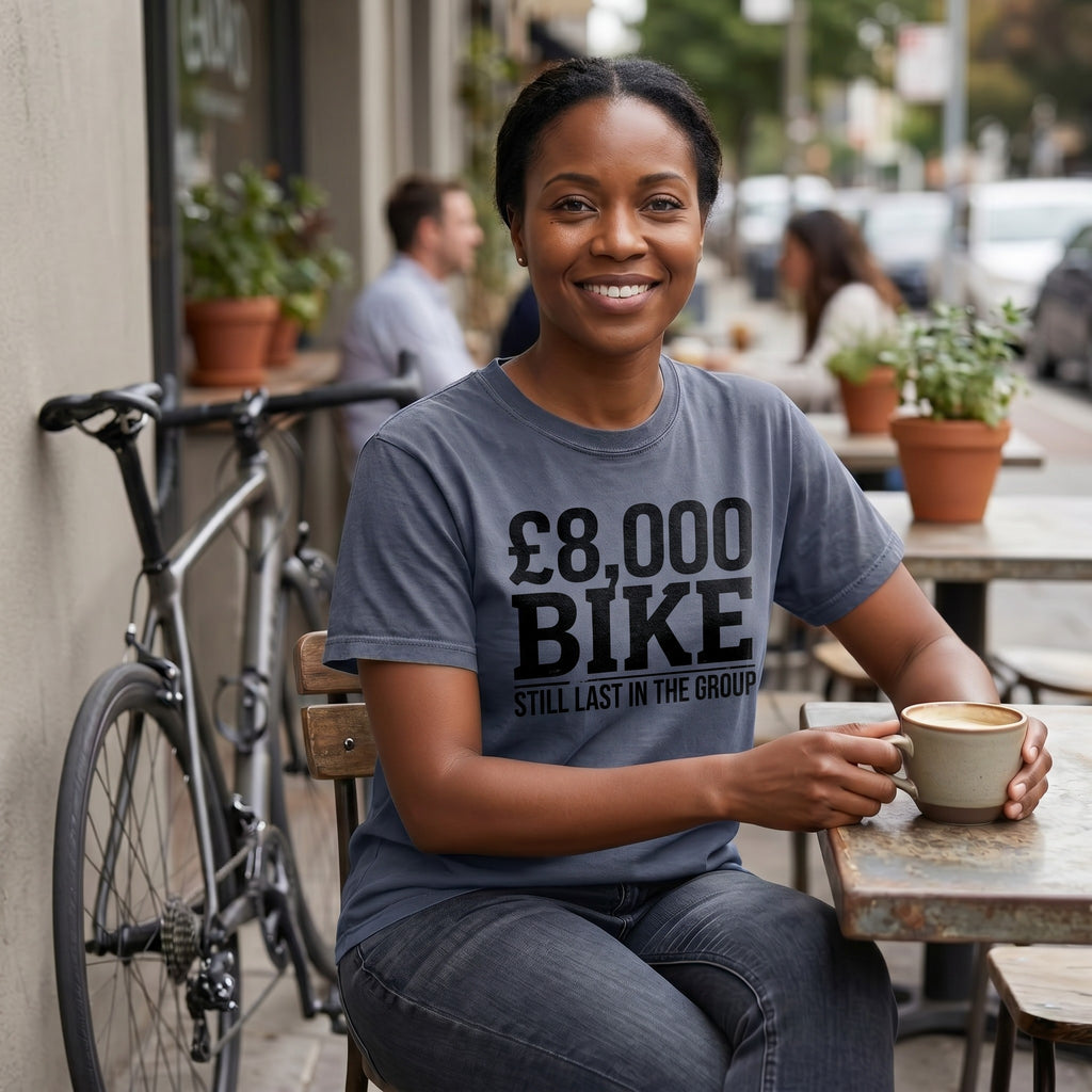 KOM POLKA DOT Tour T‑Shirt — Denim lifestyle