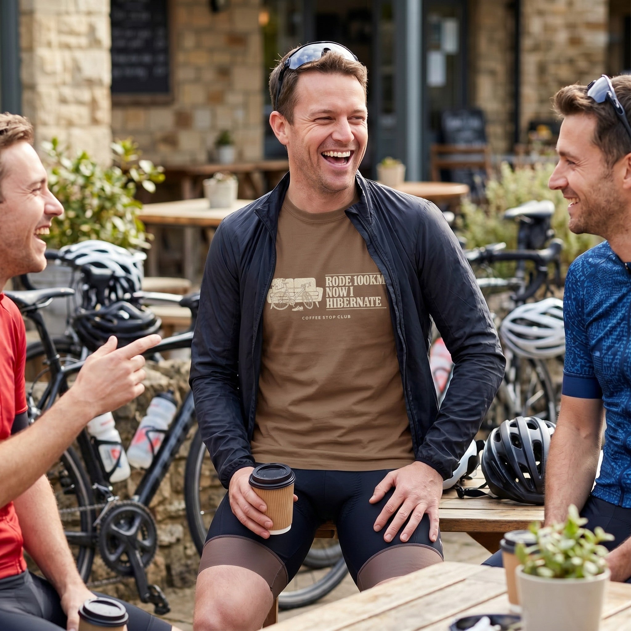 Bike --> Hibernate T‑Shirt — Espresso lifestyle