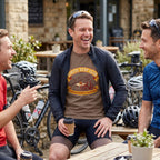 Cadence Confection Cycling T‑Shirt — Espresso lifestyle