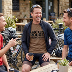 Lanterne Rouge Cycling T‑Shirt — Espresso lifestyle