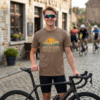 Out of Cake Cycling T-Shirt — Espresso lifestyle