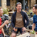 Climb For Coffee T‑Shirt — Espresso lifestyle