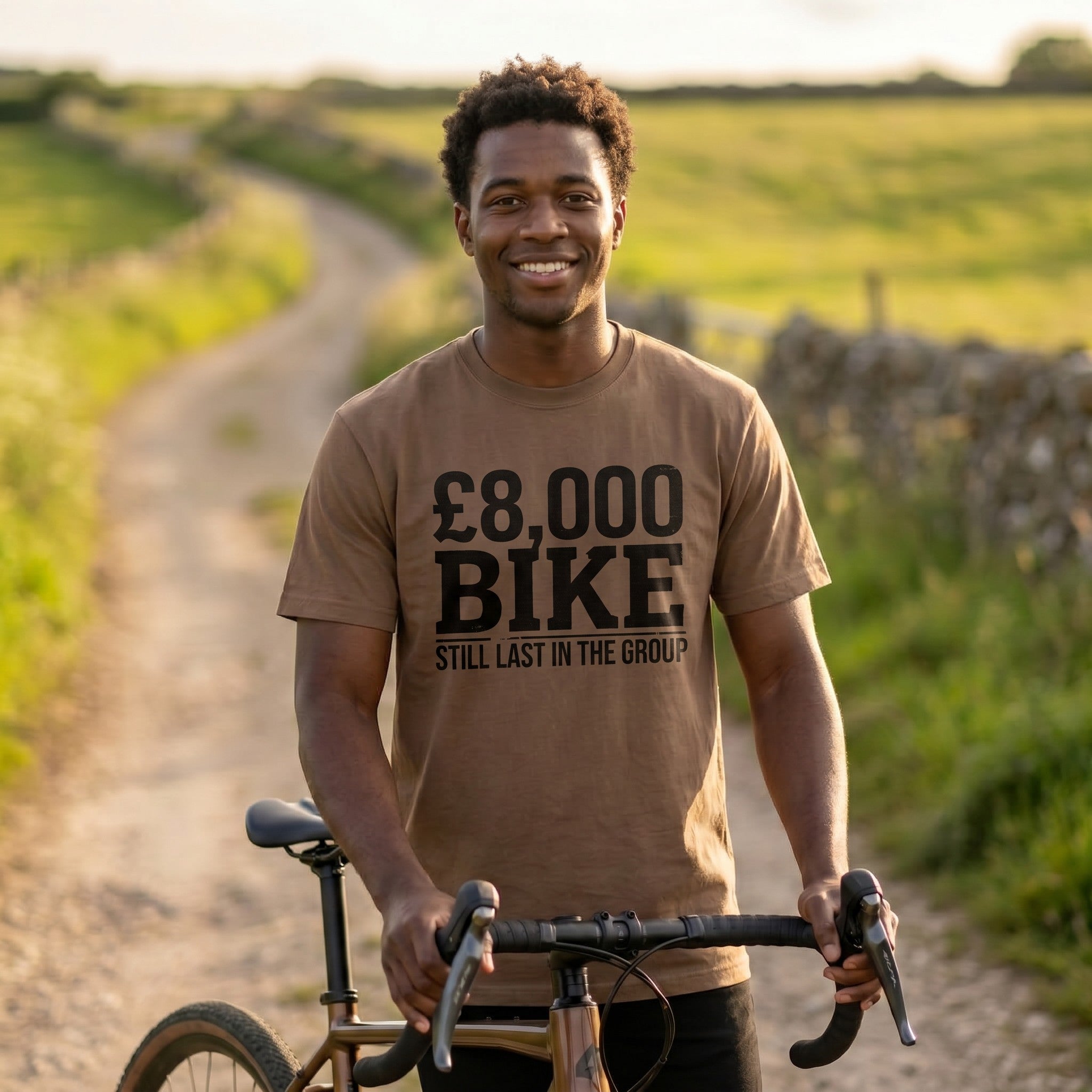 KOM POLKA DOT Tour T‑Shirt — Espresso lifestyle