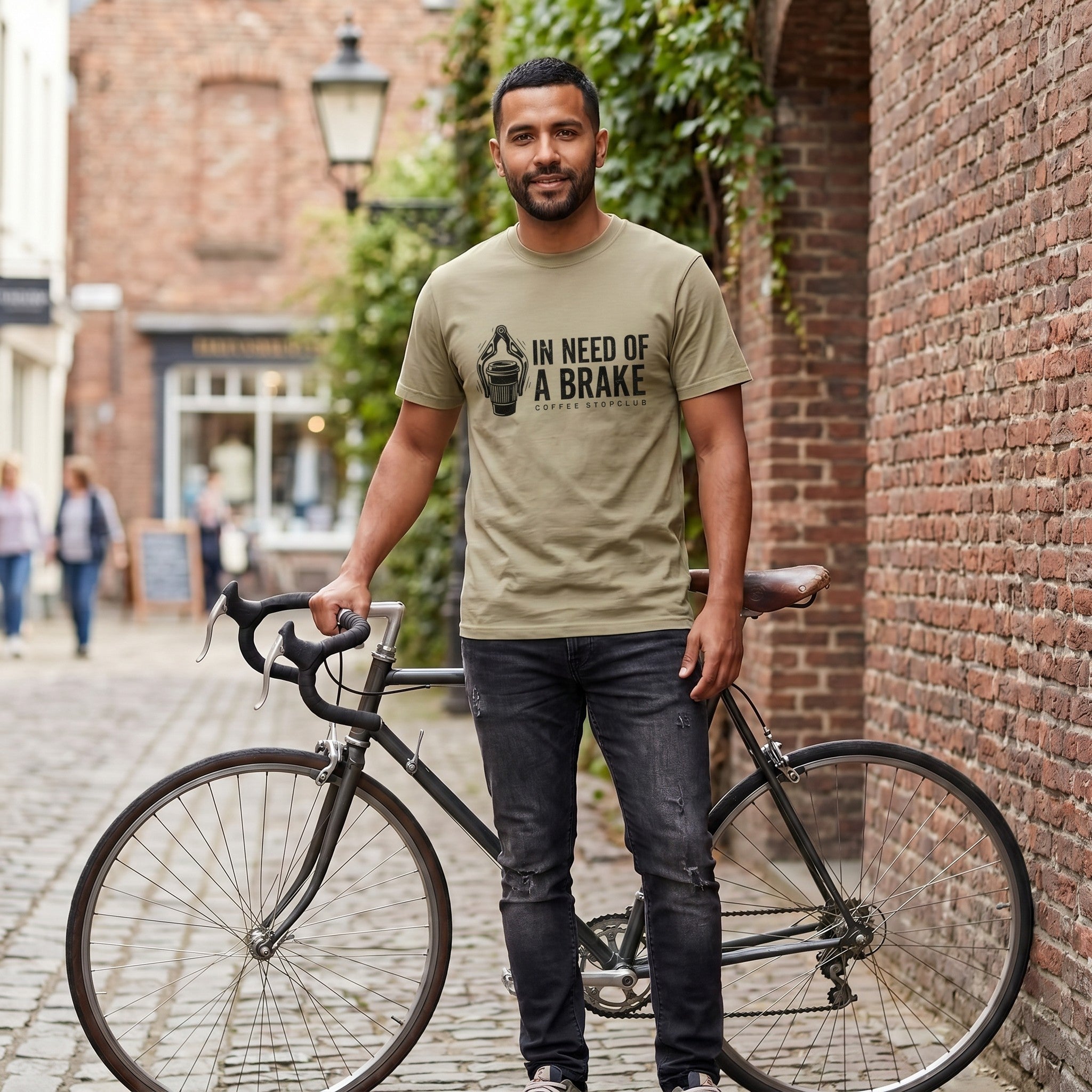 Need of a Break T‑Shirt — Flo Blue lifestyle