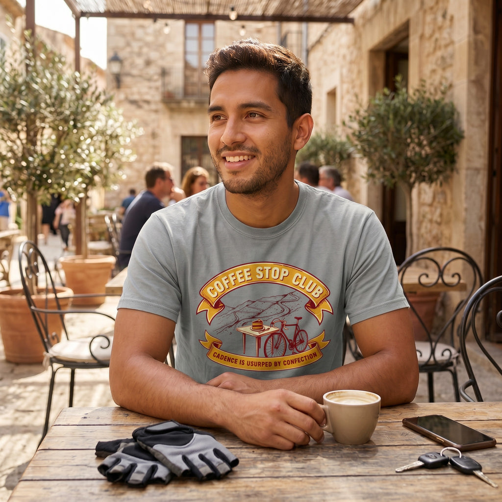 Cadence Confection Cycling T‑Shirt — Granite lifestyle