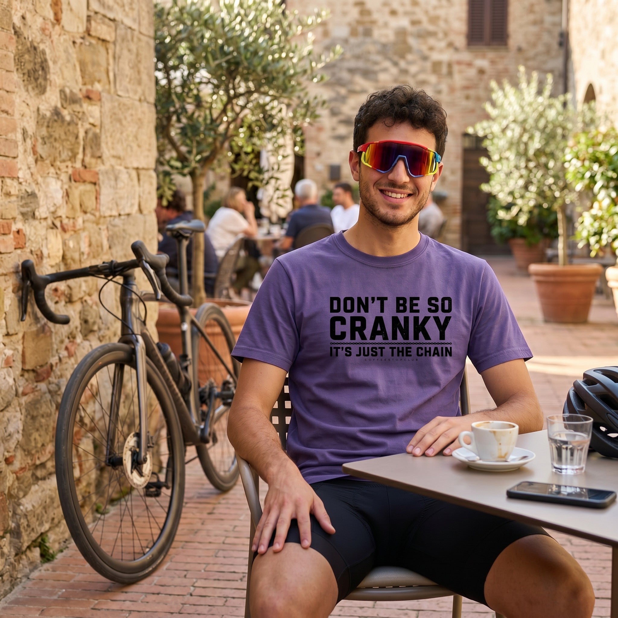 Don't Be So Cranky T‑Shirt — Grape lifestyle