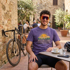 Out of Cake Cycling T-Shirt — Grape lifestyle
