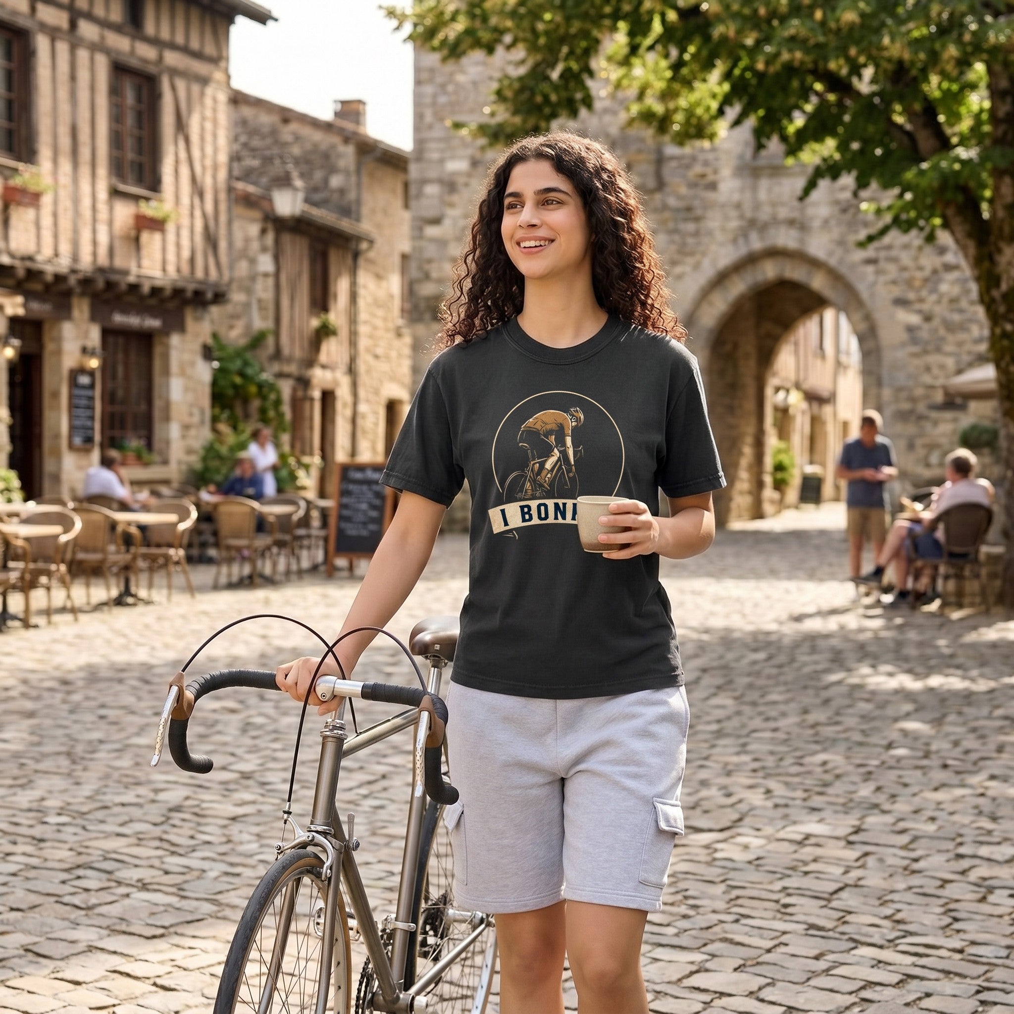 I Bonked T-Shirt — Graphite lifestyle