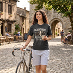 Bean There Cycling T-Shirt — Graphite lifestyle