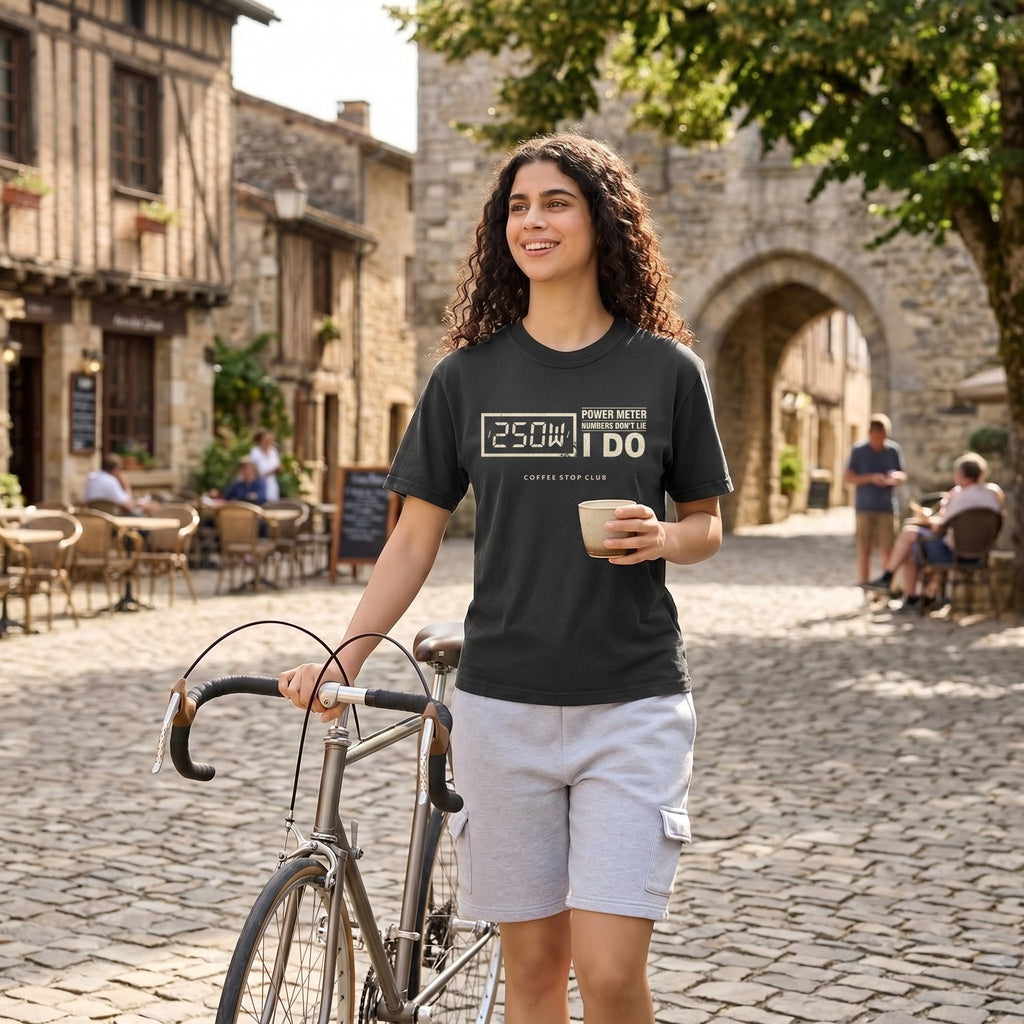 250 Watts T‑Shirt — Graphite lifestyle
