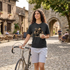 Espresso Stop Cycling T-Shirt — Graphite lifestyle