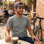 Destination Cycling T-Shirt — Grey lifestyle