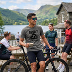 Bend 7 Alpe d'Huez Cyclist T-Shirt — Grey lifestyle
